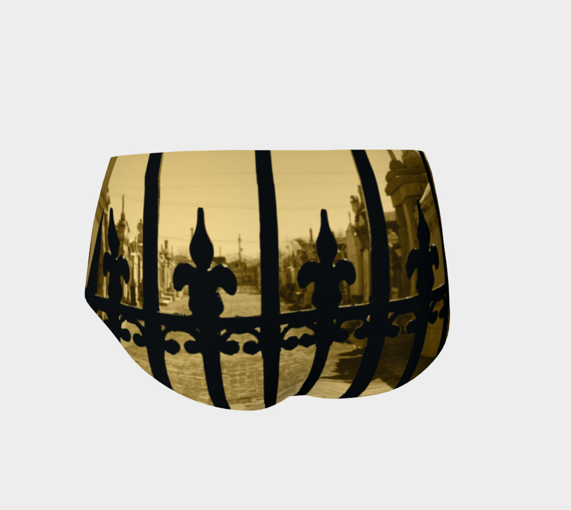 Black and gold mini shorts! preview #2