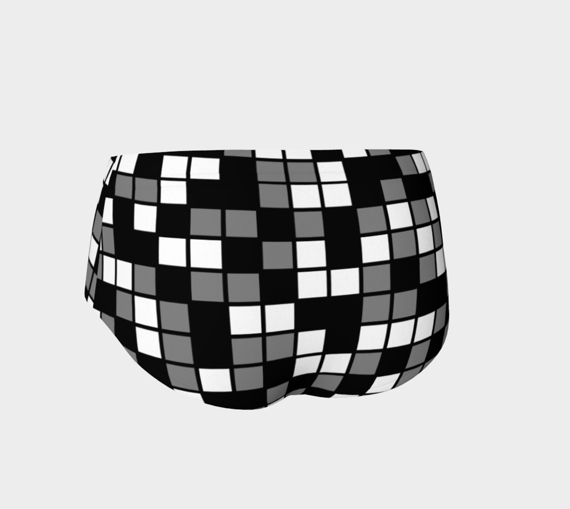 Aperçu de Grey, Black, and White Random Mosaic Squares #2