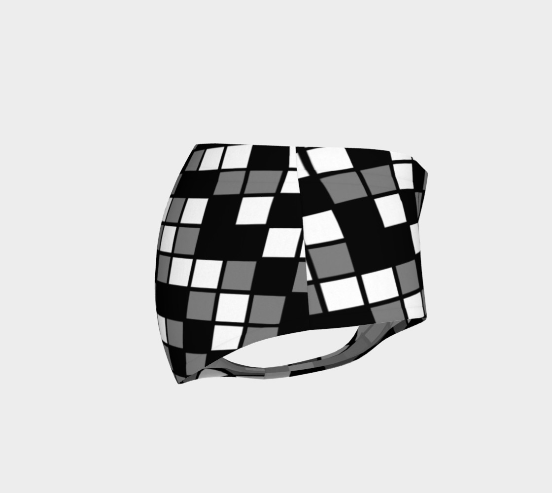 Aperçu de Grey, Black, and White Random Mosaic Squares #4