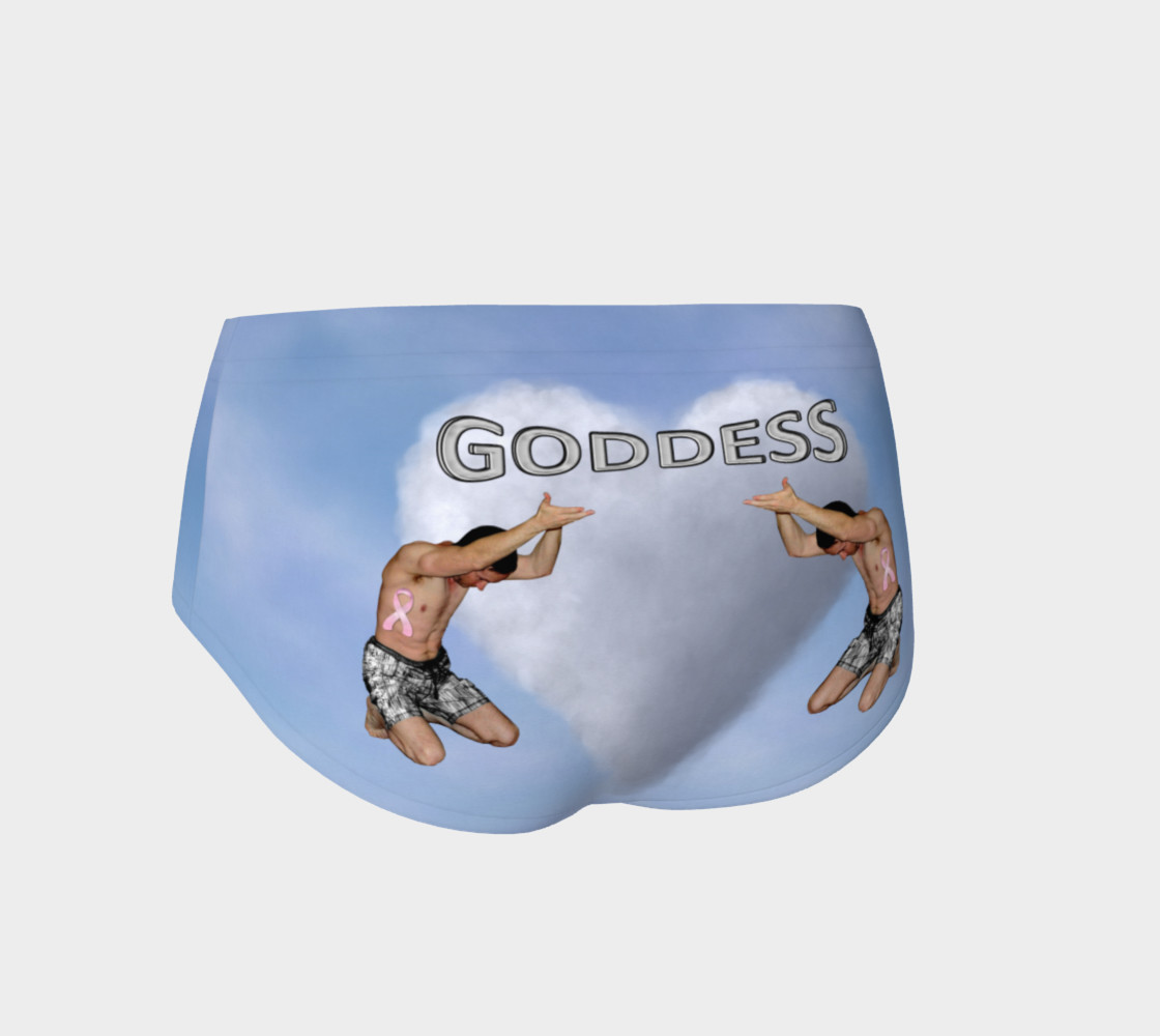 Love Awesome Goddess Minishorts with 2 Booty Boosters thumbnail #3