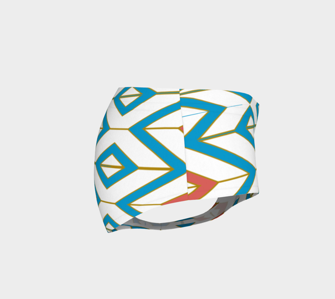 Aperçu de Blue Tribal Bikini Yoga Shorts #4