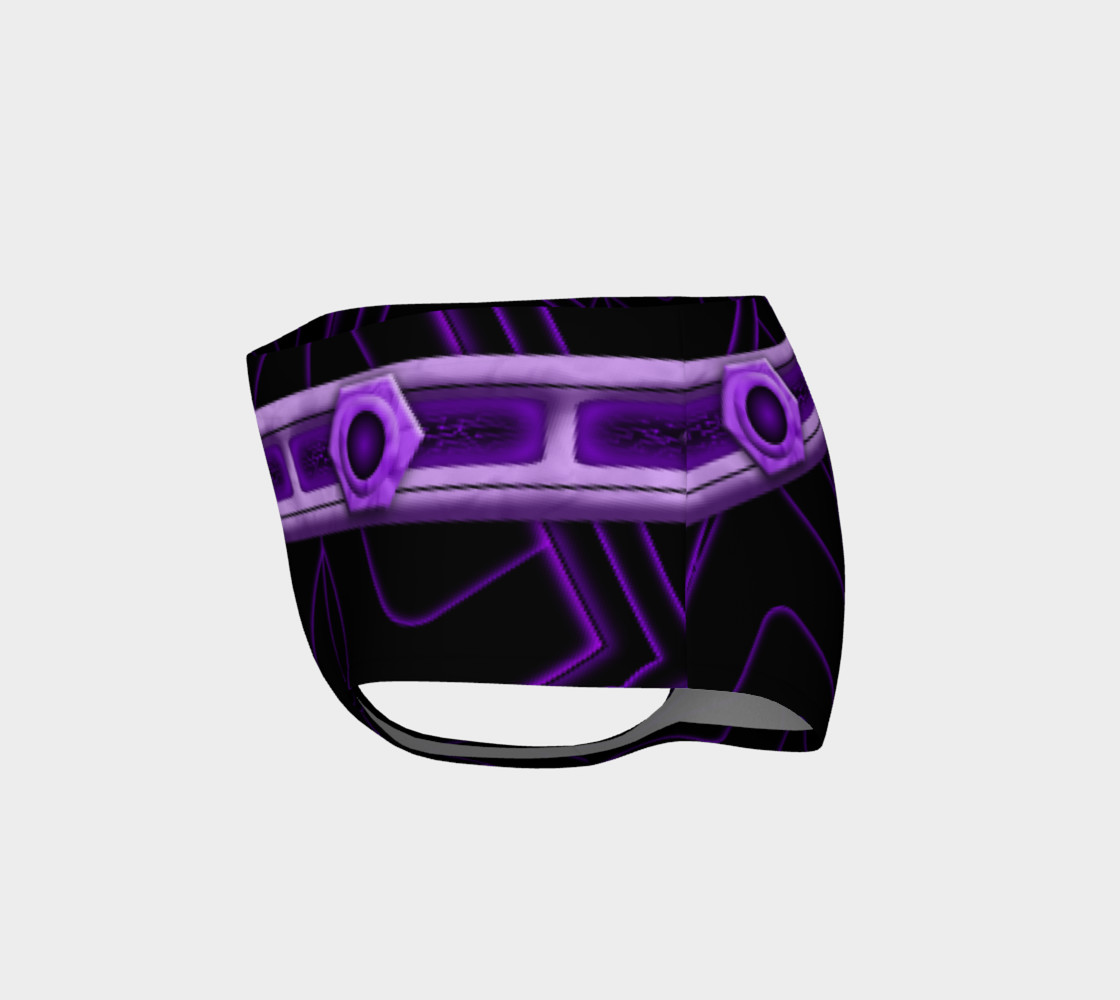 Purple Cyberpunk MiniShorts preview #3