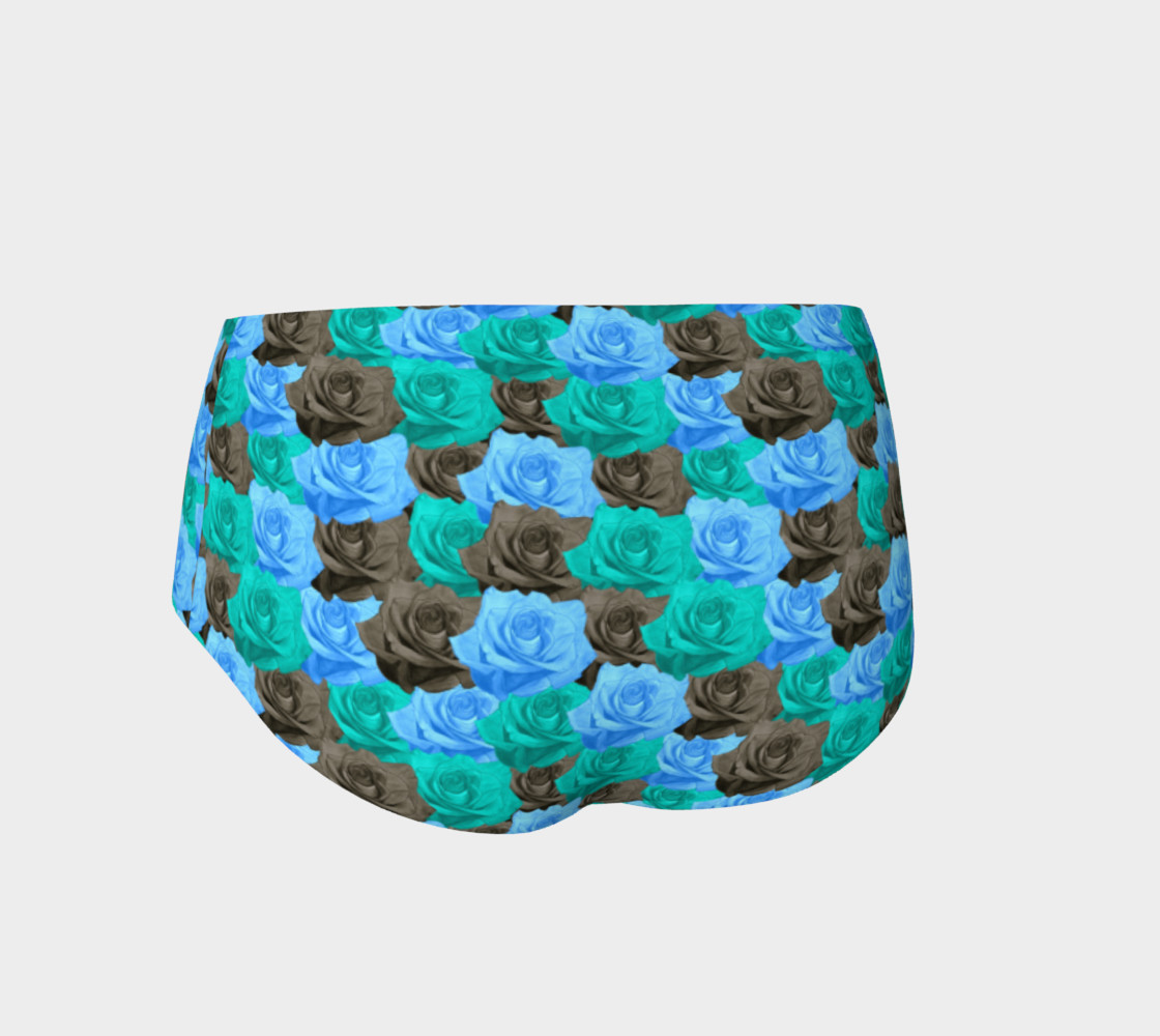 Aperçu de Blue Roses Mini Shorts #2