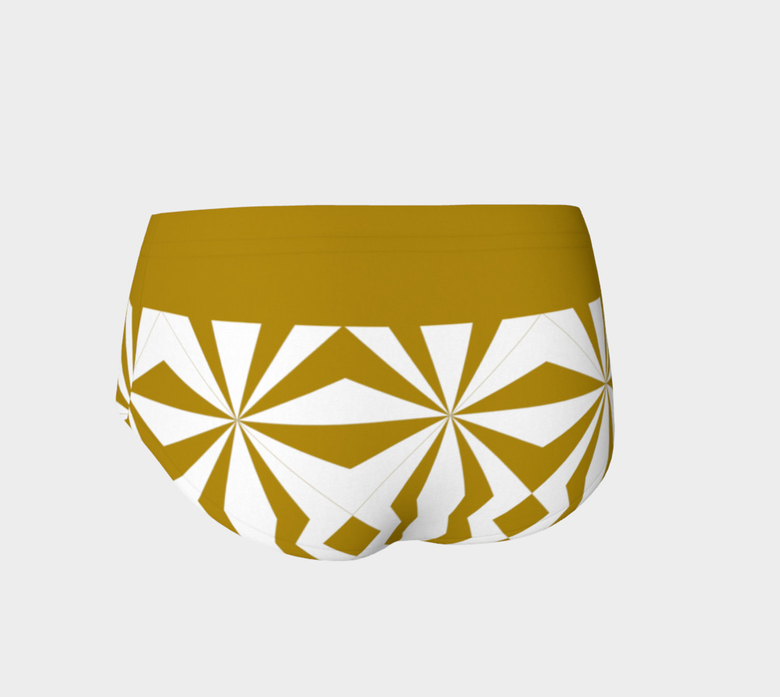 Aperçu de Tribal Gold and Gold Bikini shorts #2