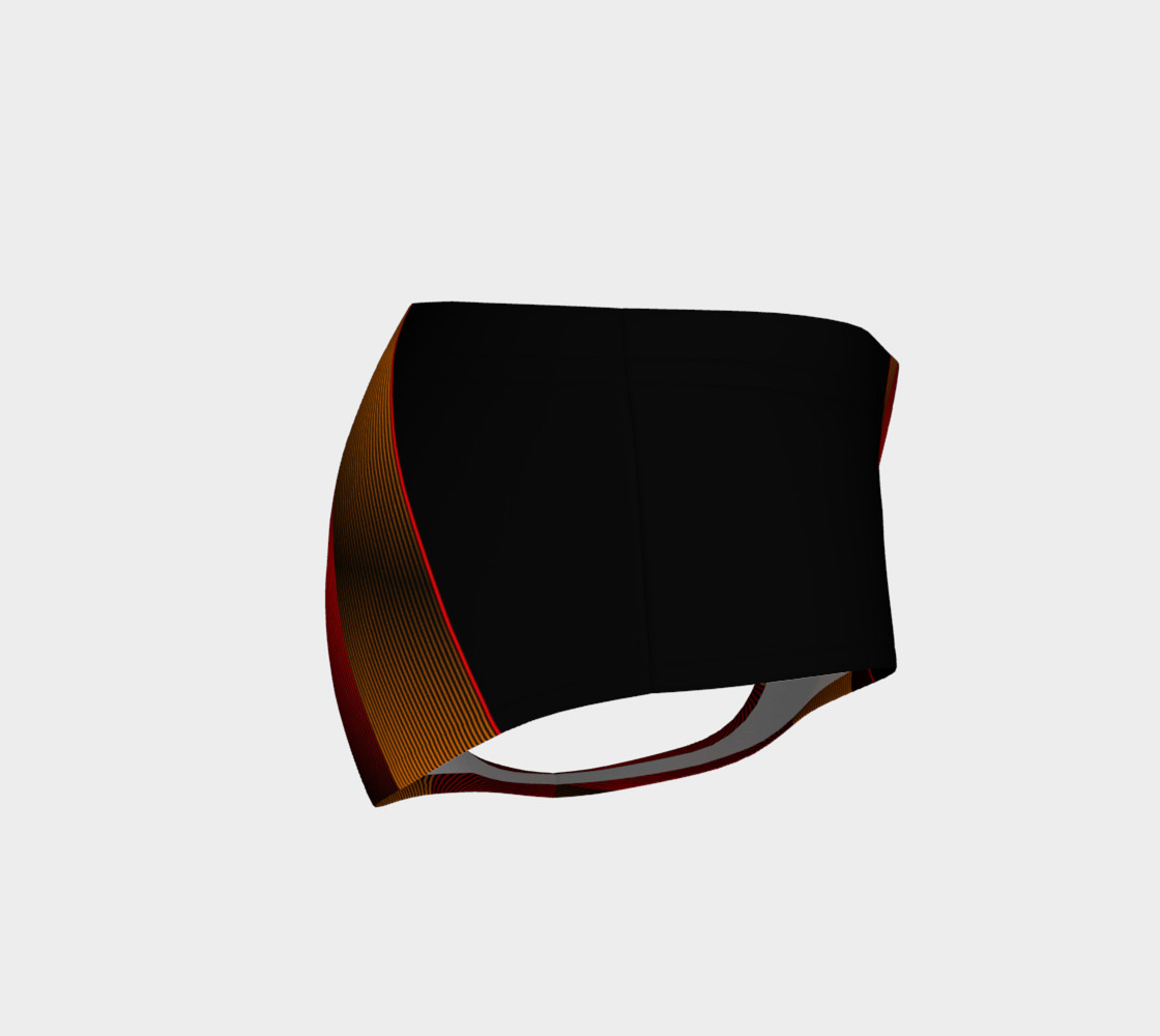 Ombre Stripe Black Red Orange preview #4