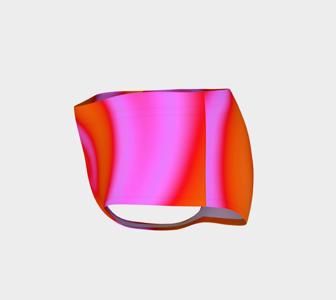 Bright Colorful Orange Pink Swirl Abstract preview #3