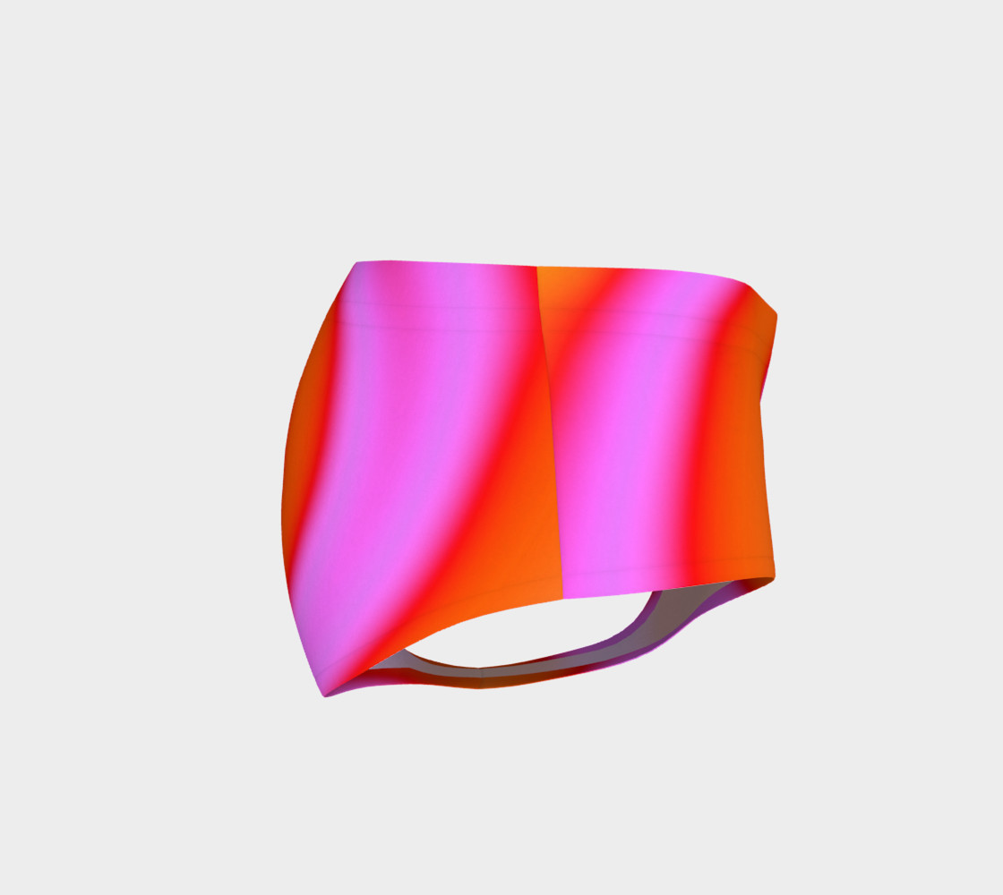 Bright Colorful Orange Pink Swirl Abstract preview #4