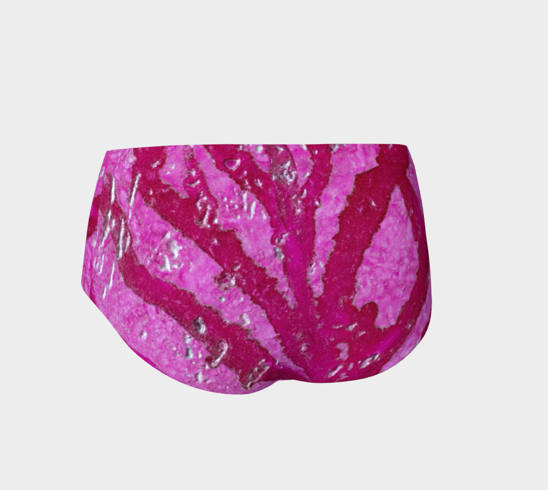Pink Coral With Metallic Highlights Alcohol Ink Art preview #2