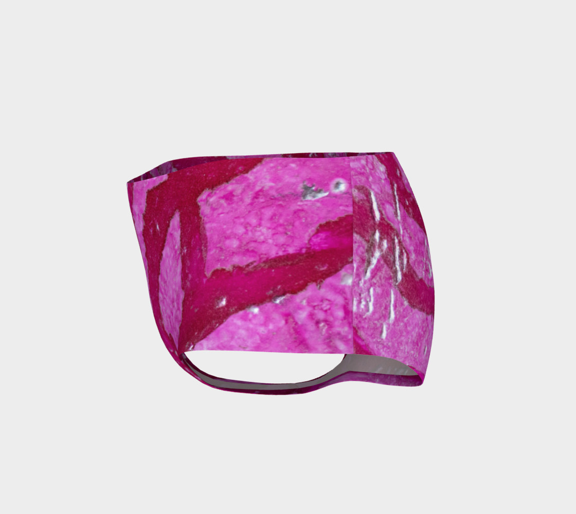 Pink Coral With Metallic Highlights Alcohol Ink Art preview #3