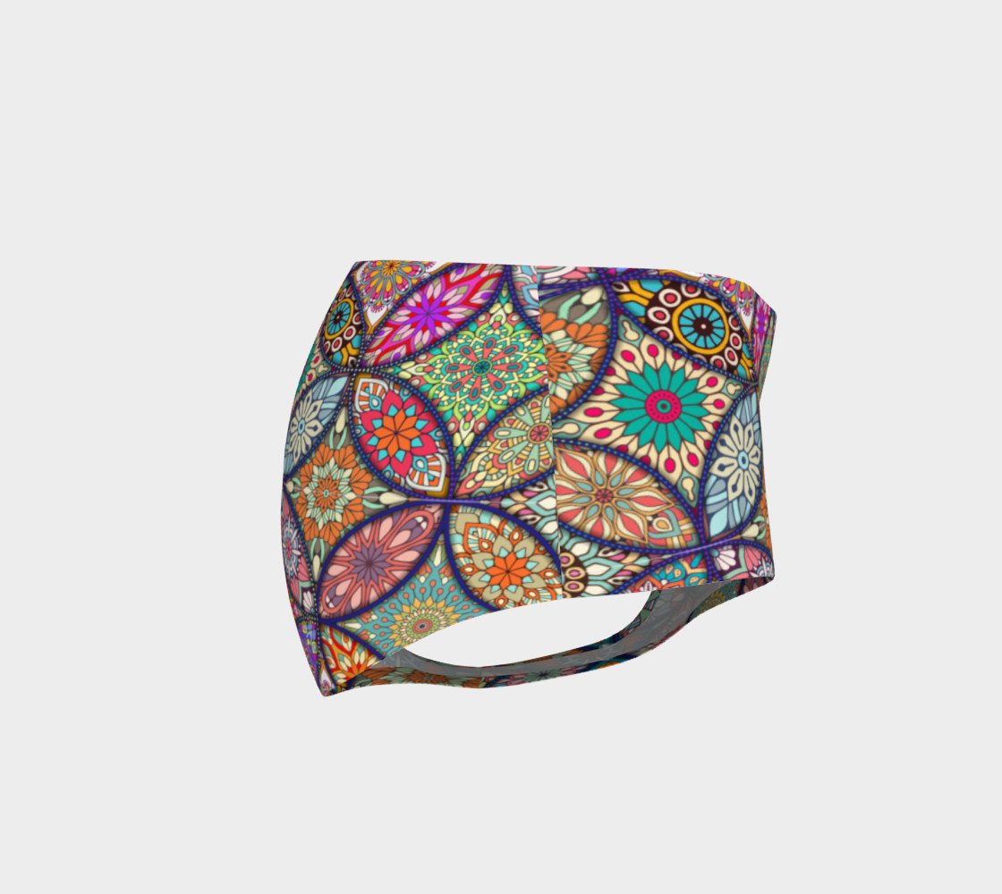 Vibrant Mandalas Mini Shorts preview #4