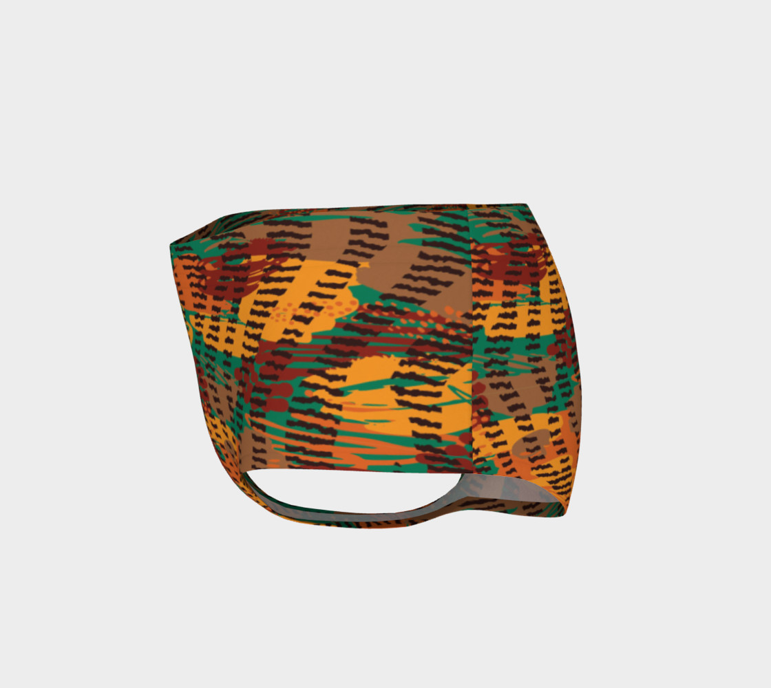 Abstract Animal Stripes Mini Shorts preview #3