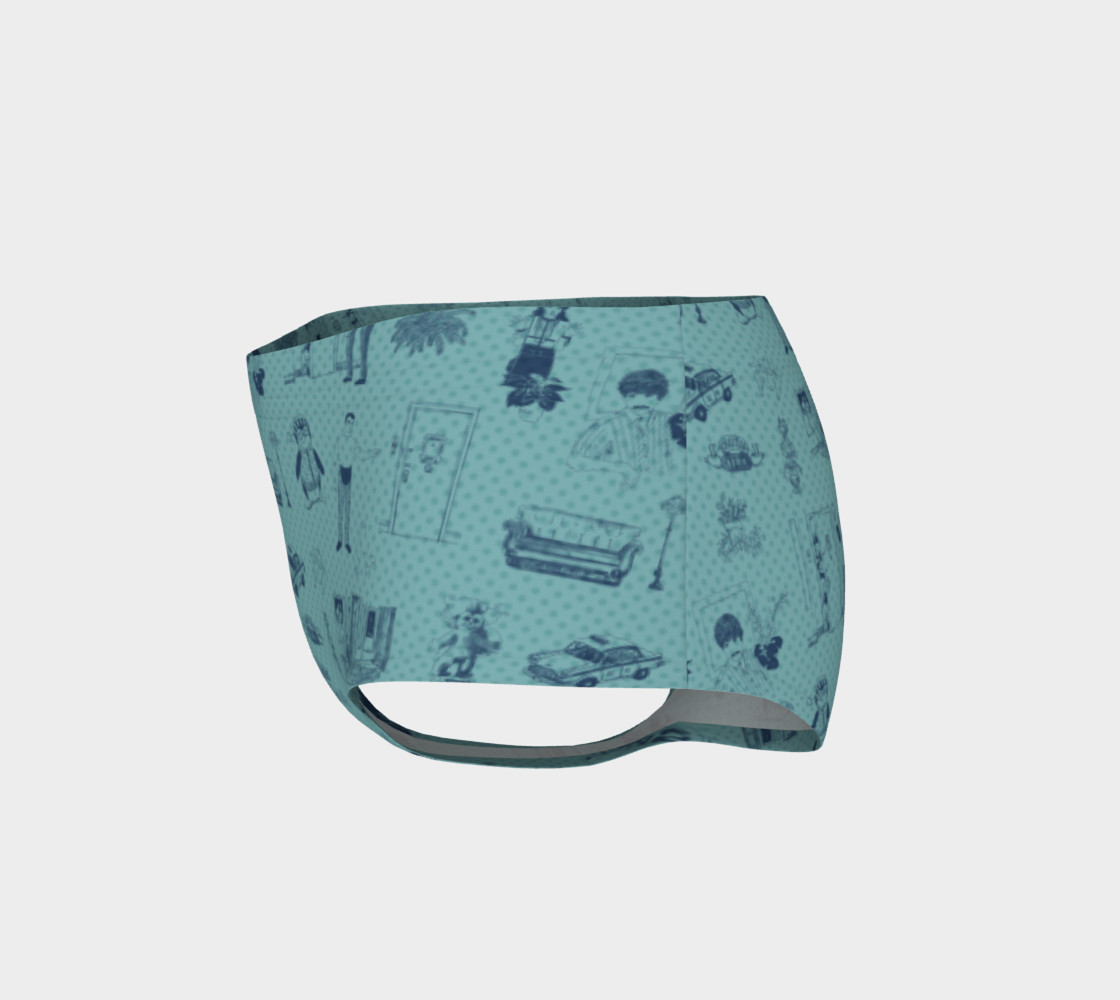 Aperçu de Friends Mini Shorts in blue #3
