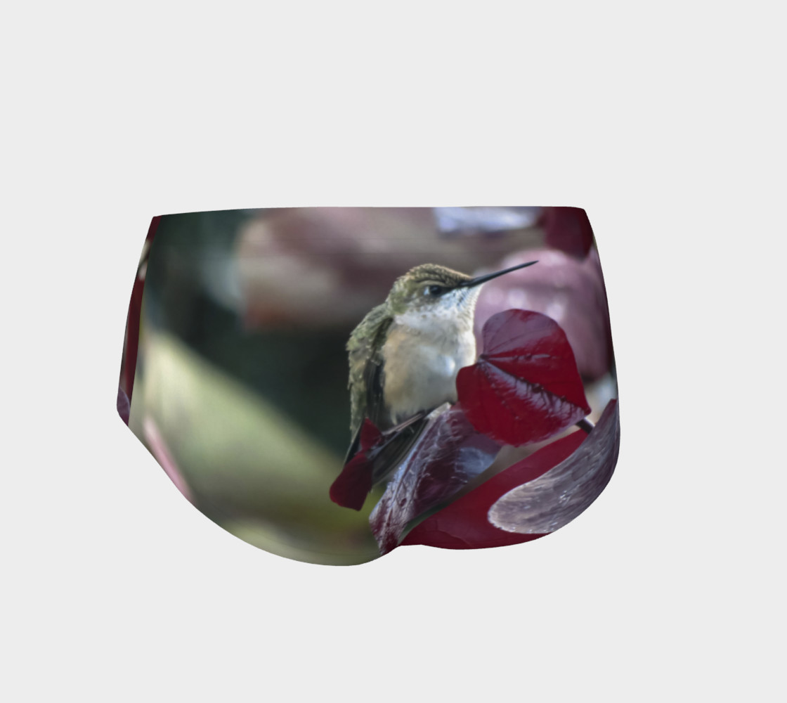 Red Bud Hummingbird Mini Shorts thumbnail #3