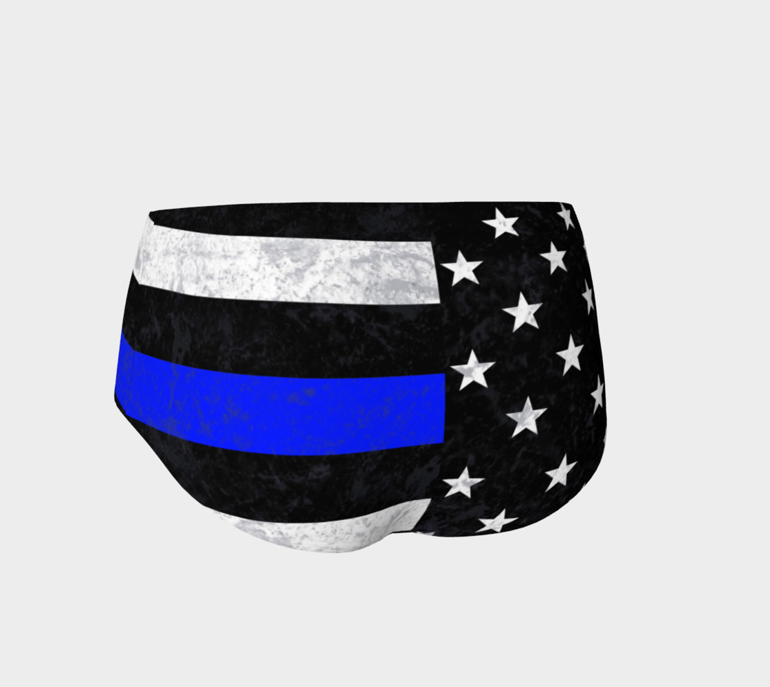Thin Blue Line Mini Shorts preview #2