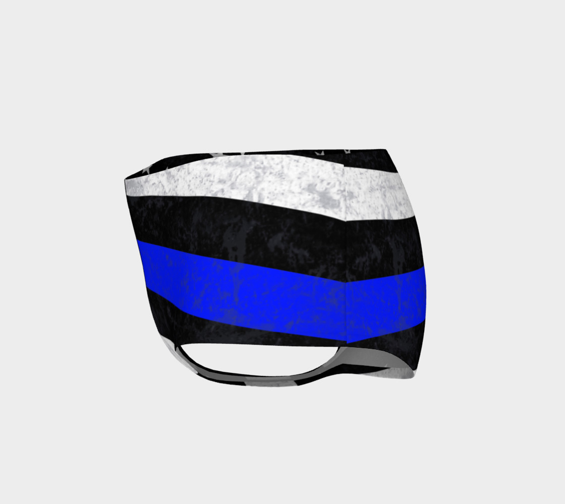 Thin Blue Line Mini Shorts preview #3