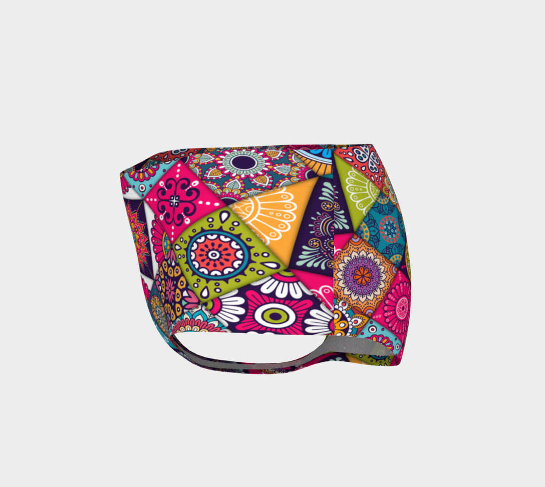 Ethnic Floral Paisley Mini Shorts preview #3