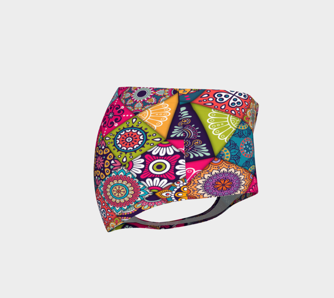 Ethnic Floral Paisley Mini Shorts preview #4