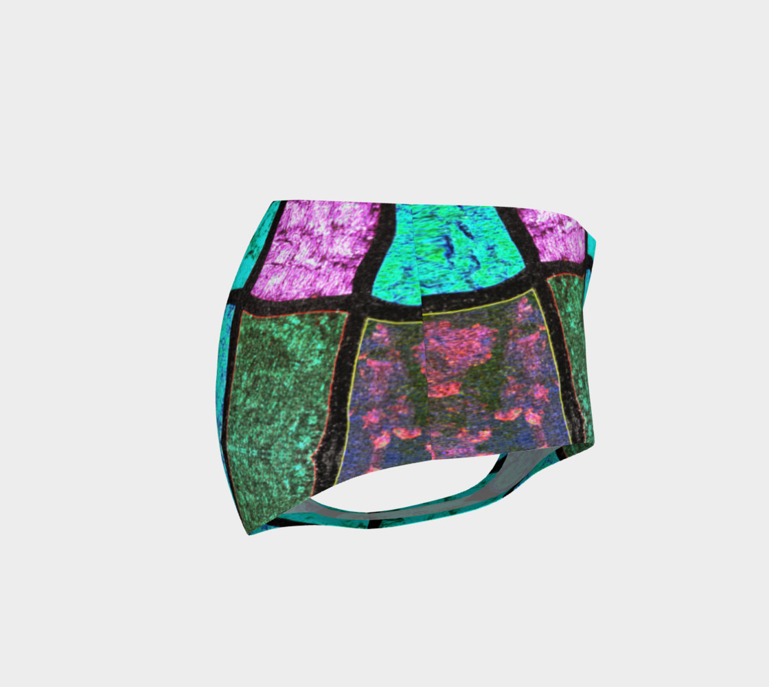 Nostalgia Stained Glass Mini Shorts preview #4