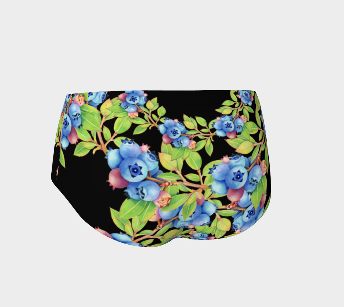 Blueberry Lattice Mini Shorts preview #2