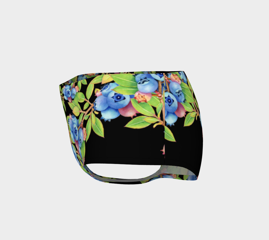 Blueberry Lattice Mini Shorts preview #3
