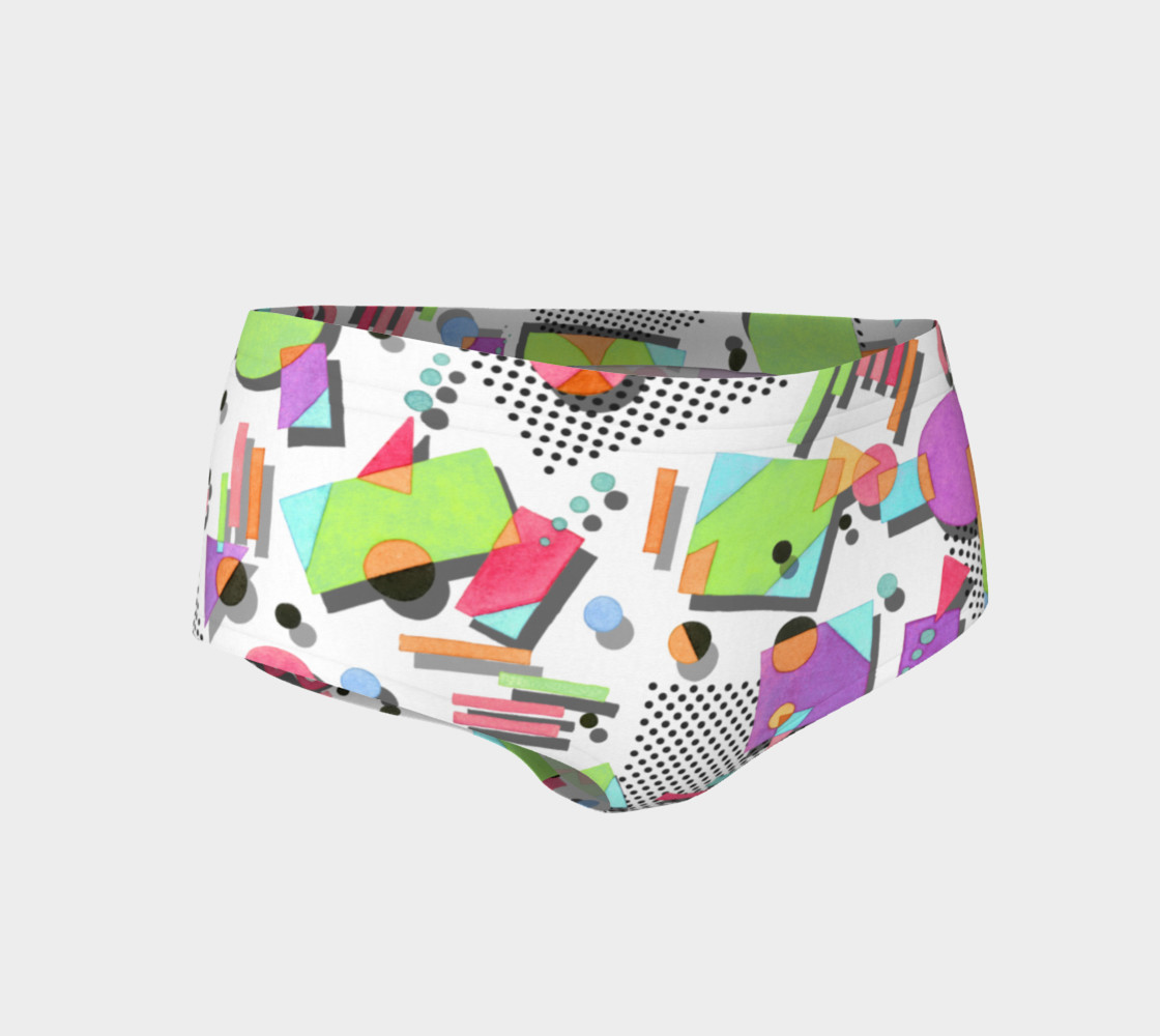 Aperçu de Rad Nineties Geometric Mini Shorts #1