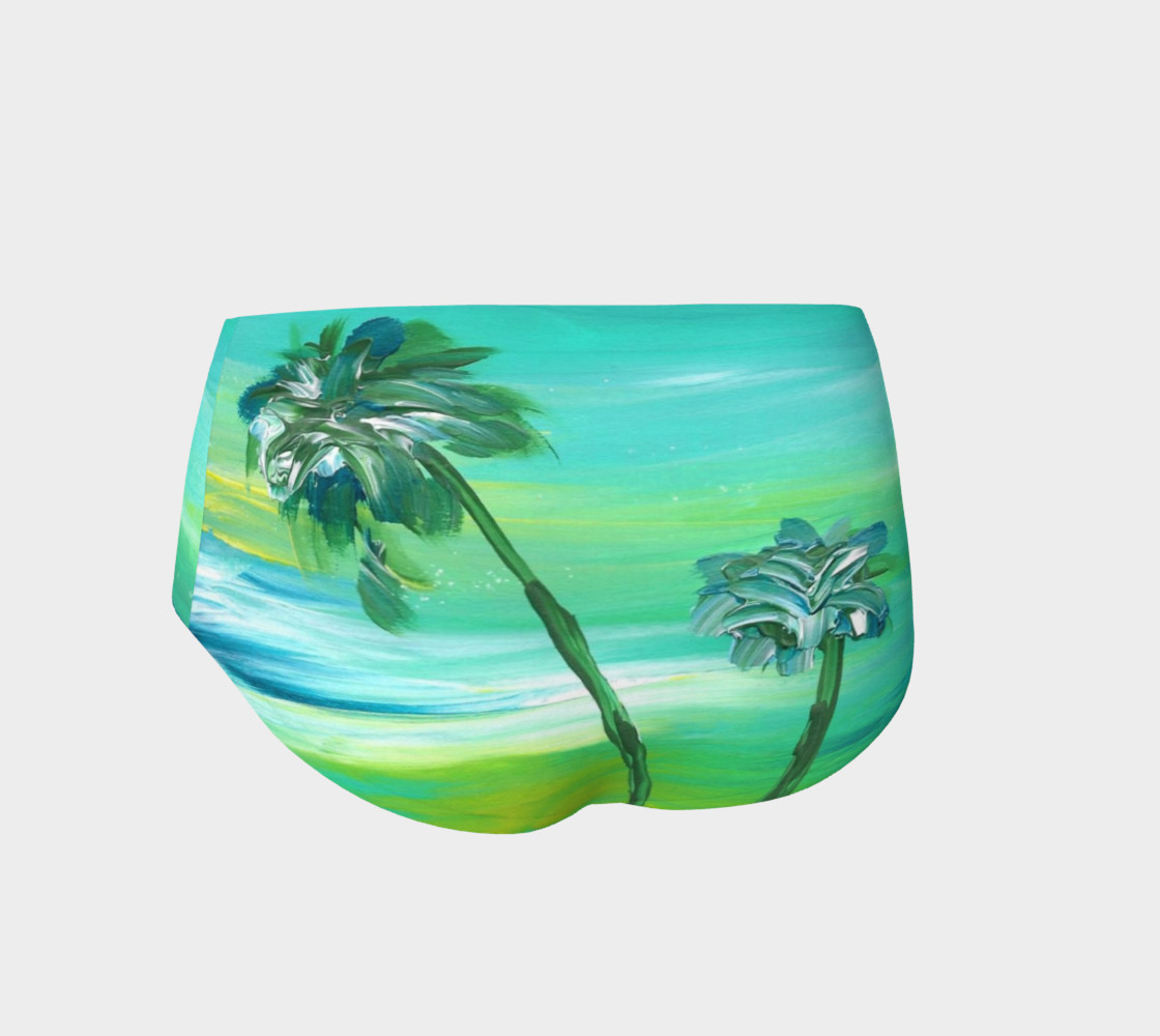 Florida Book Mini Shorts Palms In Water preview #2
