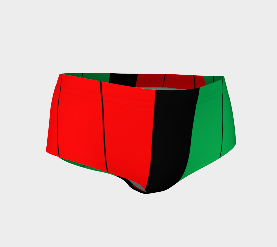 Kwanzaa Striped Pattern Red Black Green preview #1