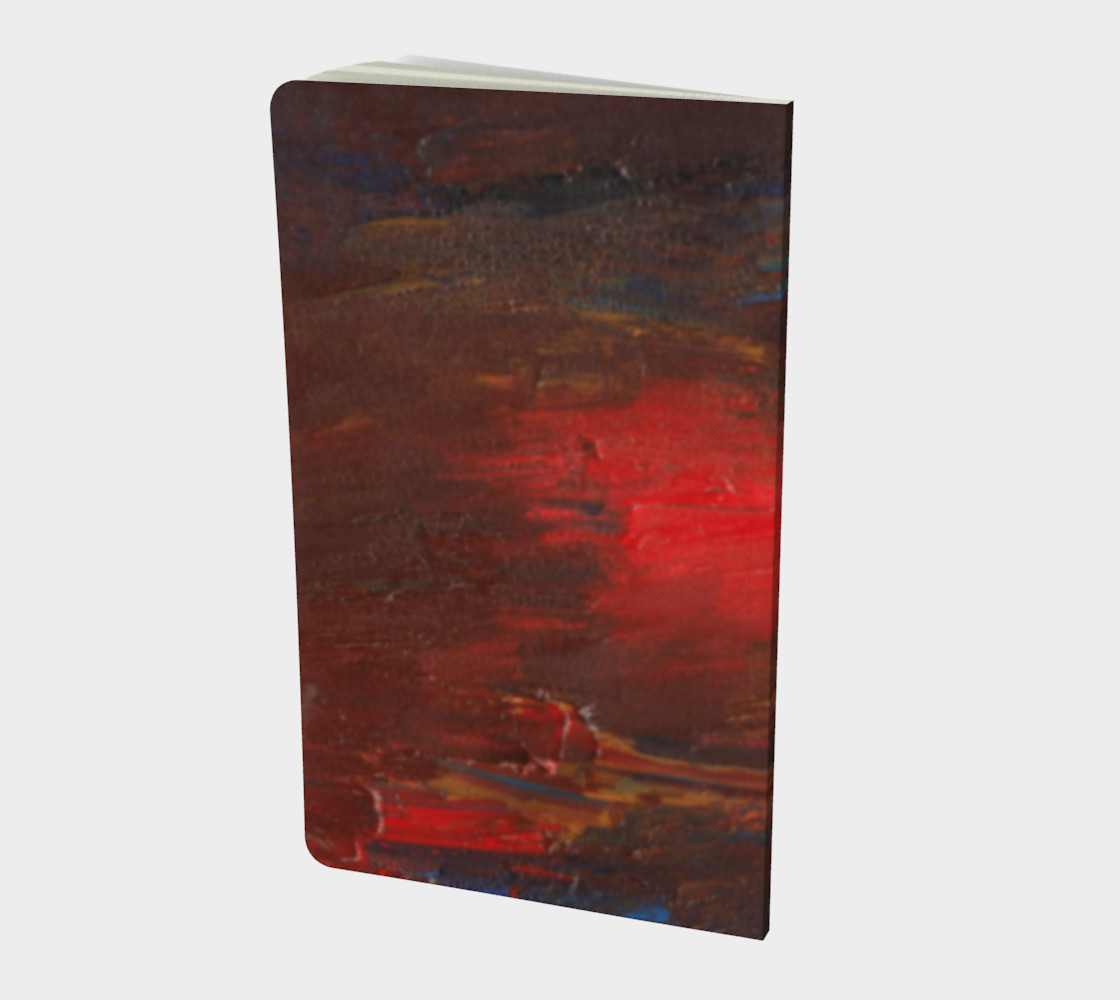 Crimson Ocean Small Notebook preview #2