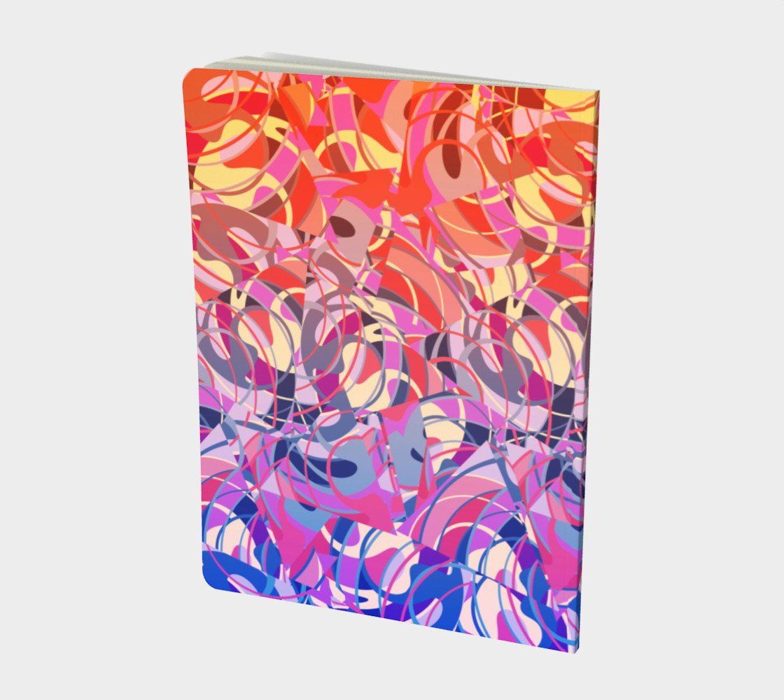 Summer Sunset Abstract - Purples and Reds preview #2