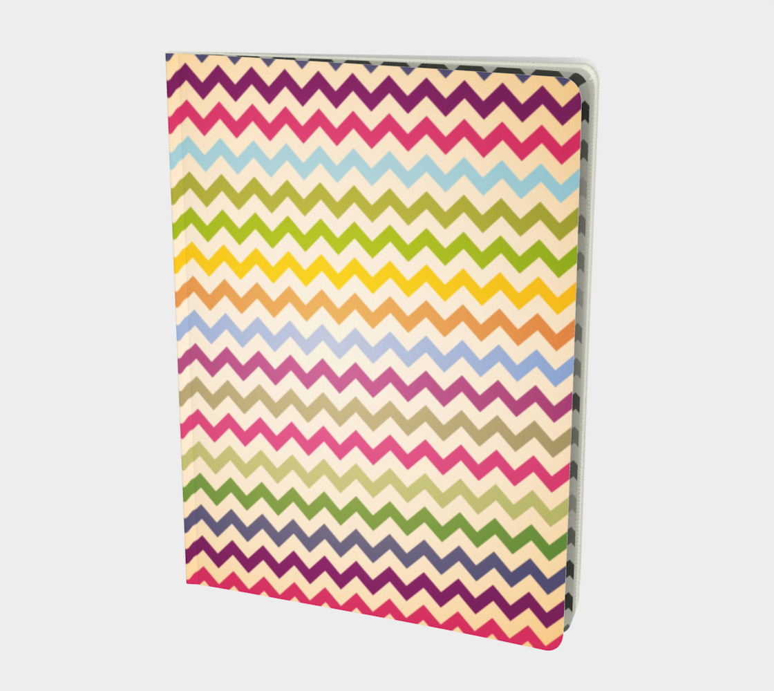 Multicolour chevron - notebook preview #1