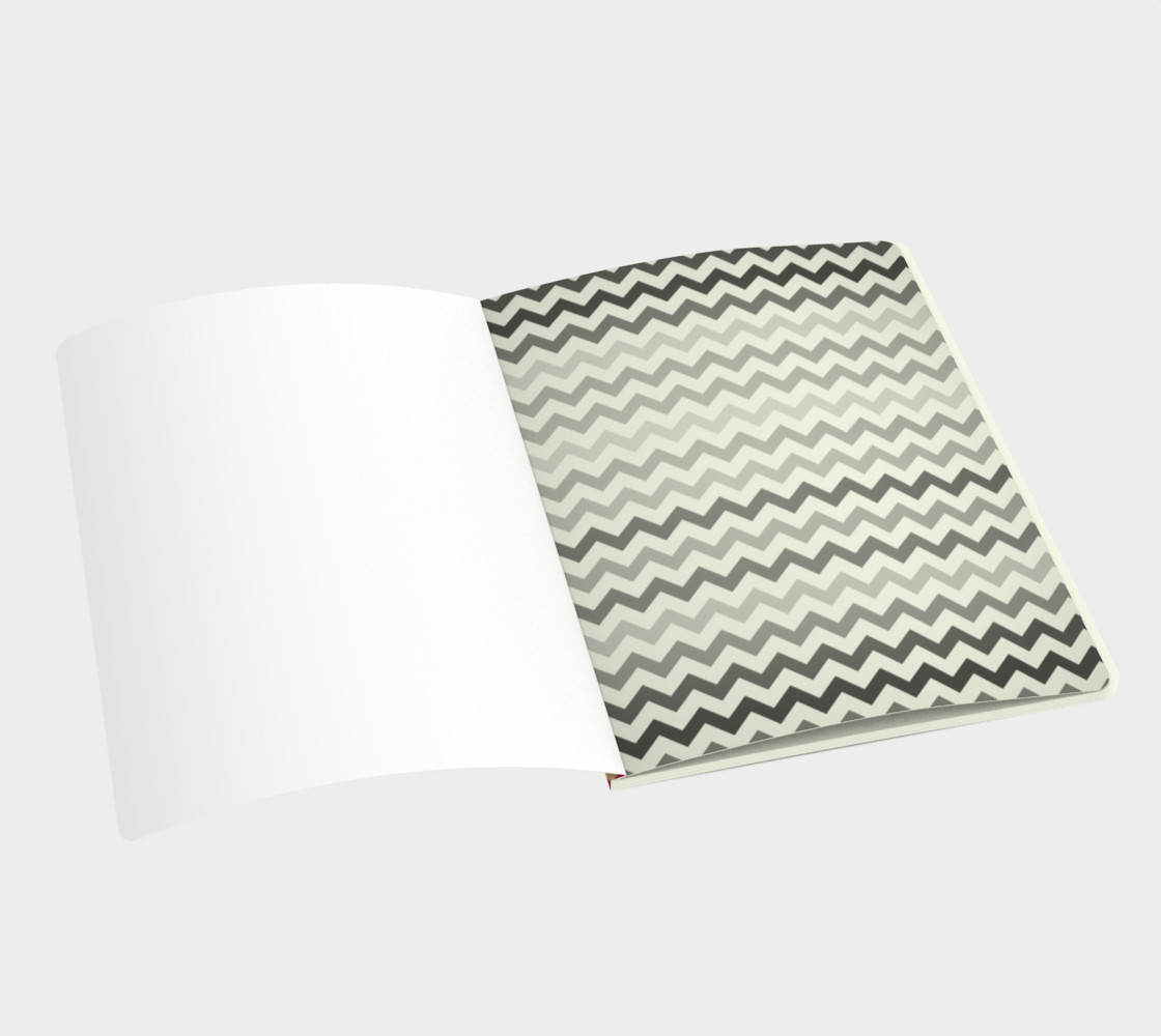 Multicolour chevron - notebook preview #3