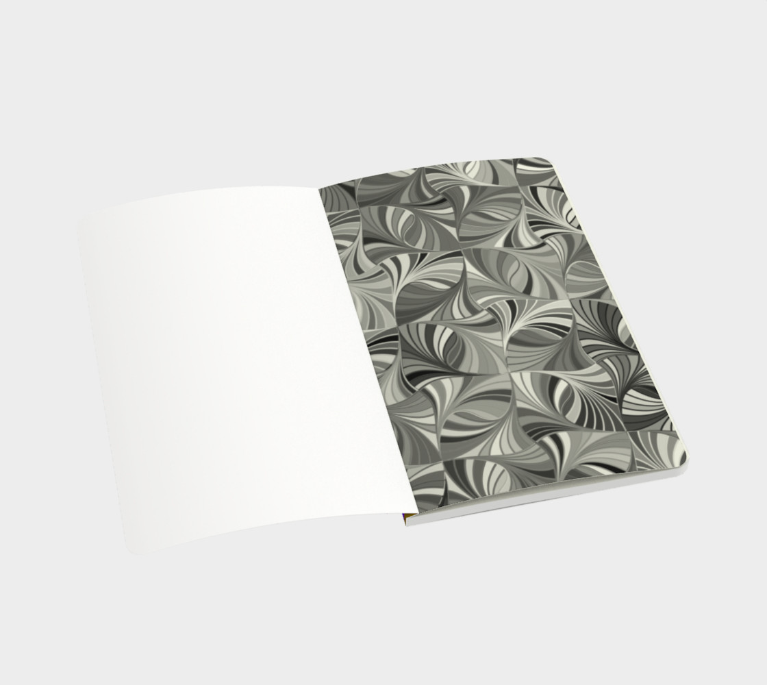 Sugar Skulls Circular Colorful Geometric Abstract Small Notebook preview #3