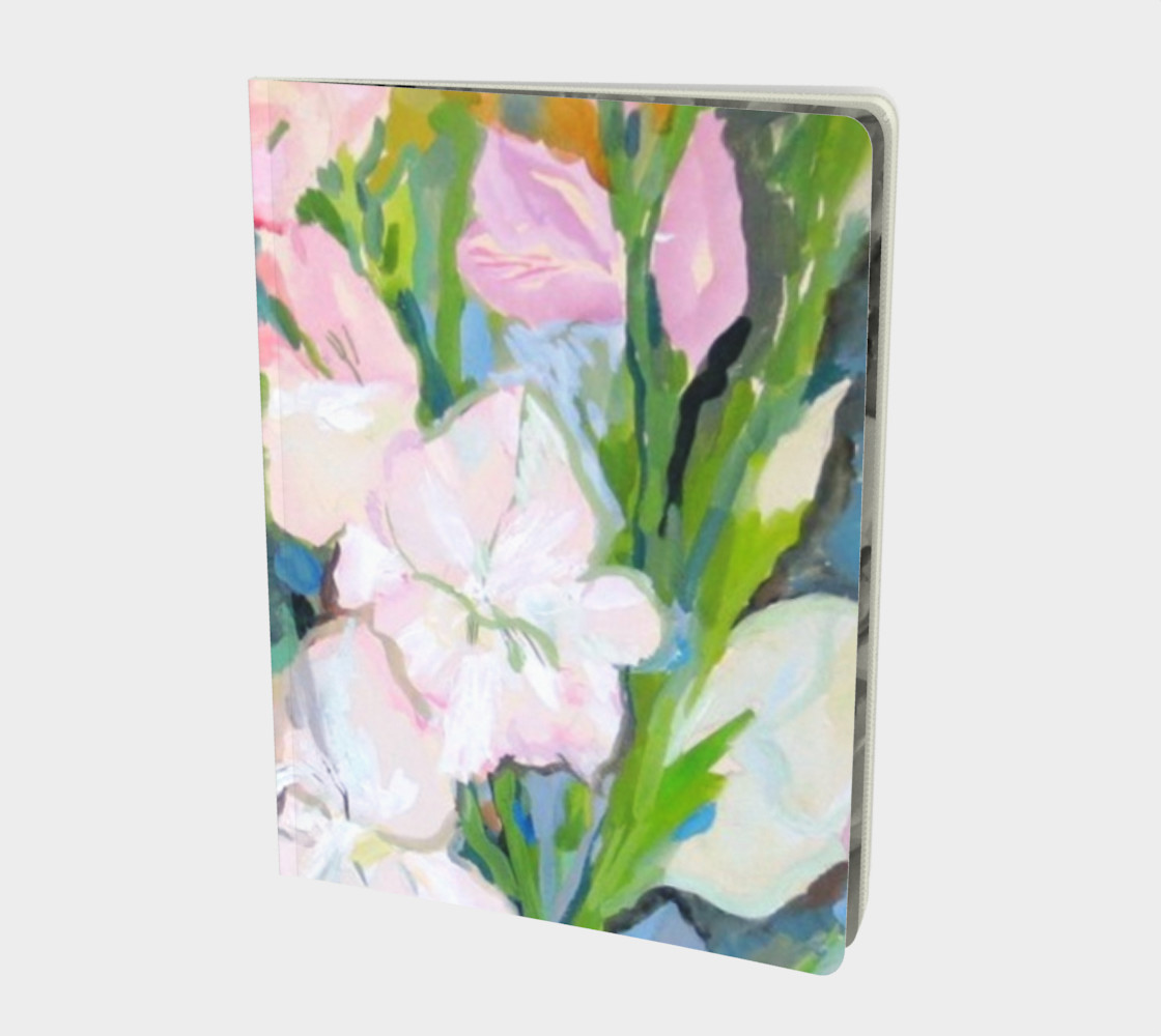 Gladiolus. Sword Lily. Watercolor Flower. Bouquet. preview #1