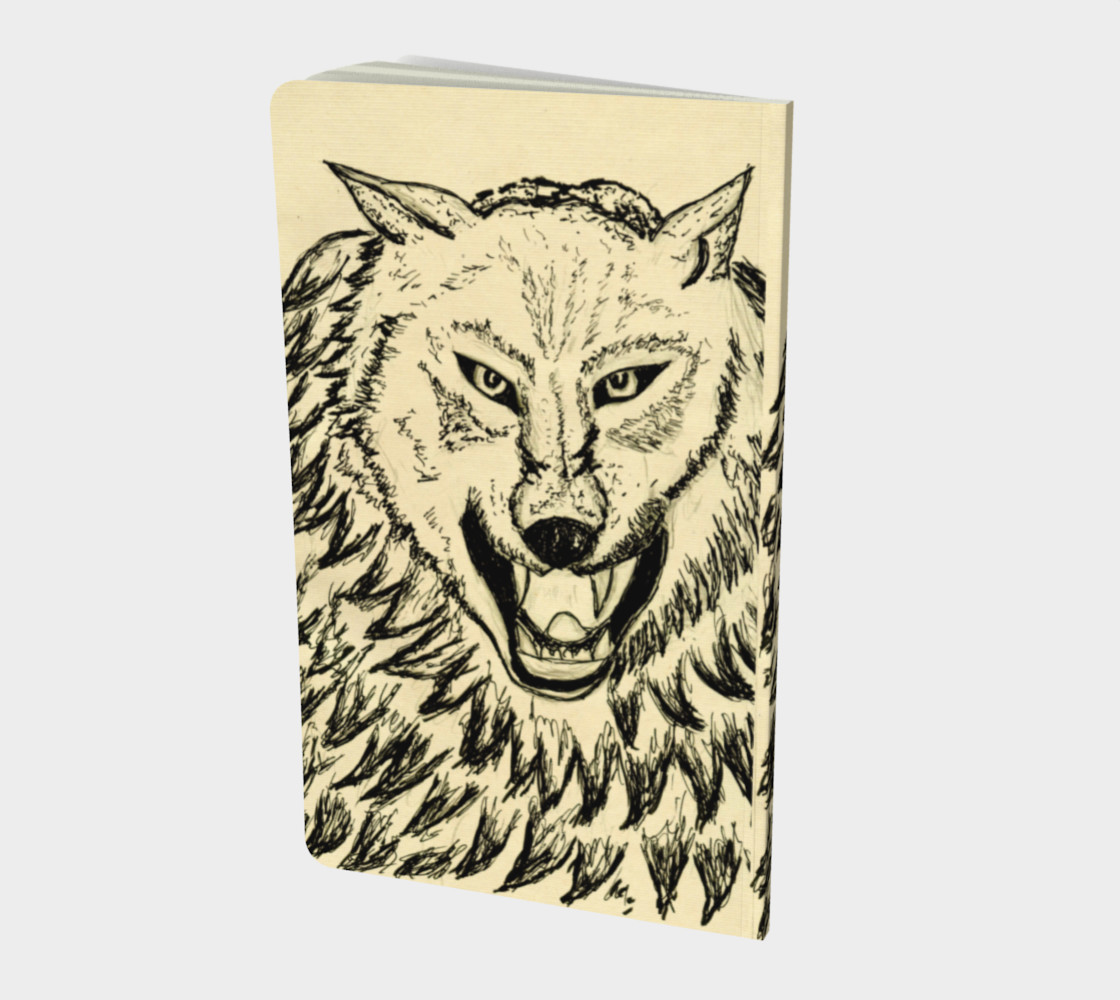Angry wolf sketch preview #2