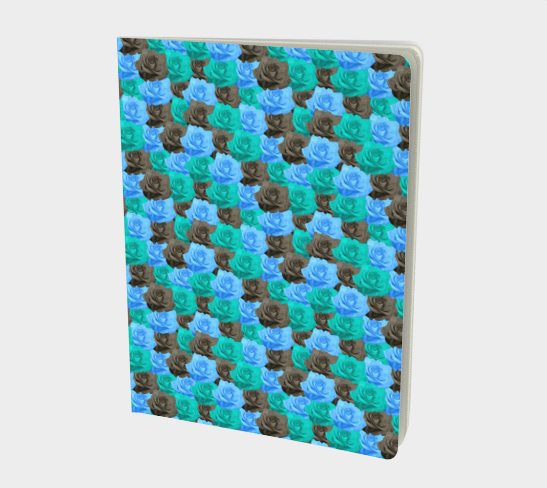 Aperçu 3D de Blue Roses Notebook