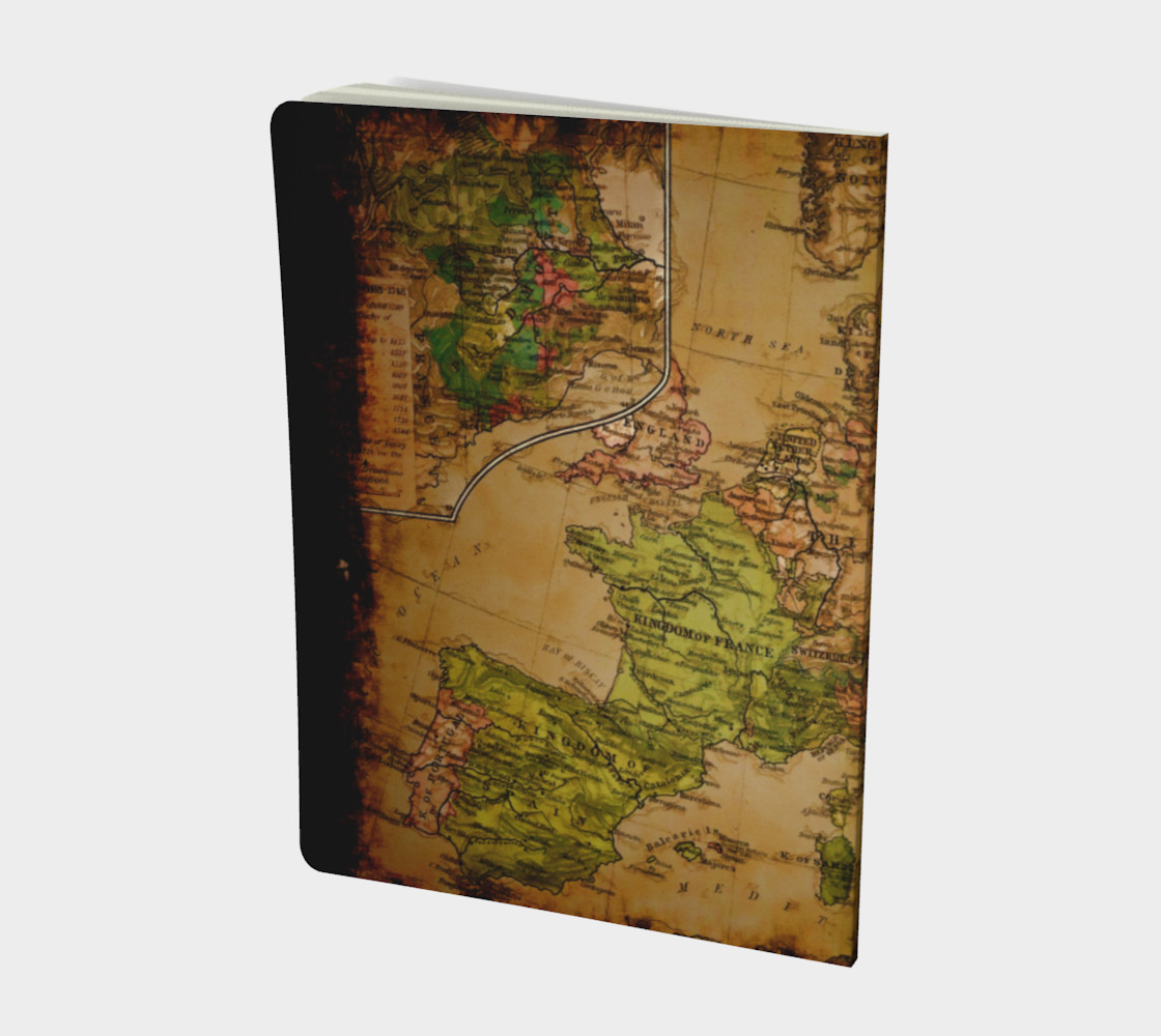 Aperçu de Arty Vintage Old World Map of Europe 1740 #2
