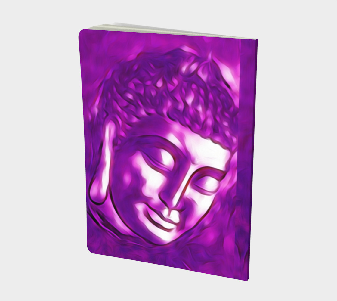 Pink Purple Buddha Art Portrait preview #2