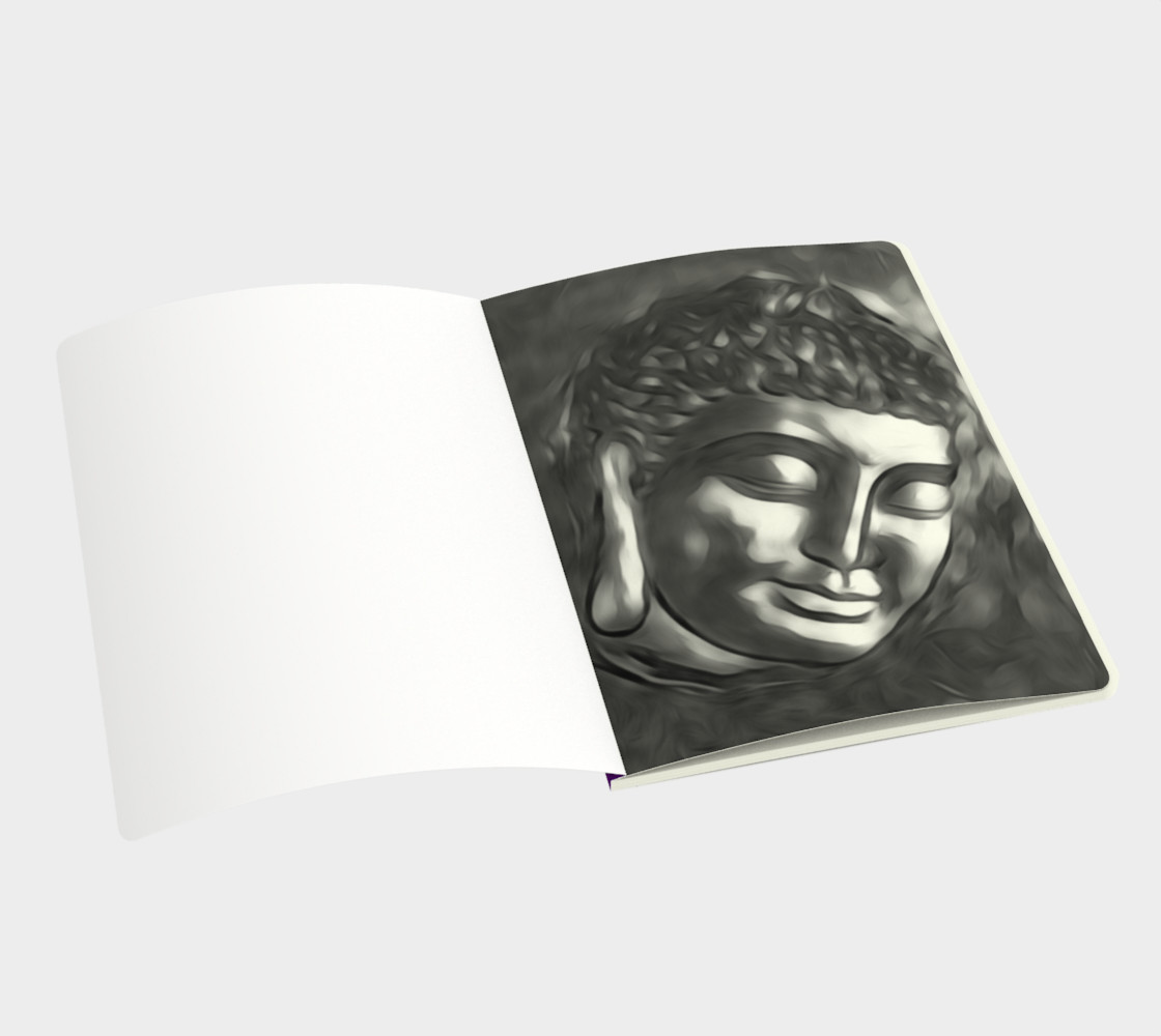 Pink Purple Buddha Art Portrait preview #3