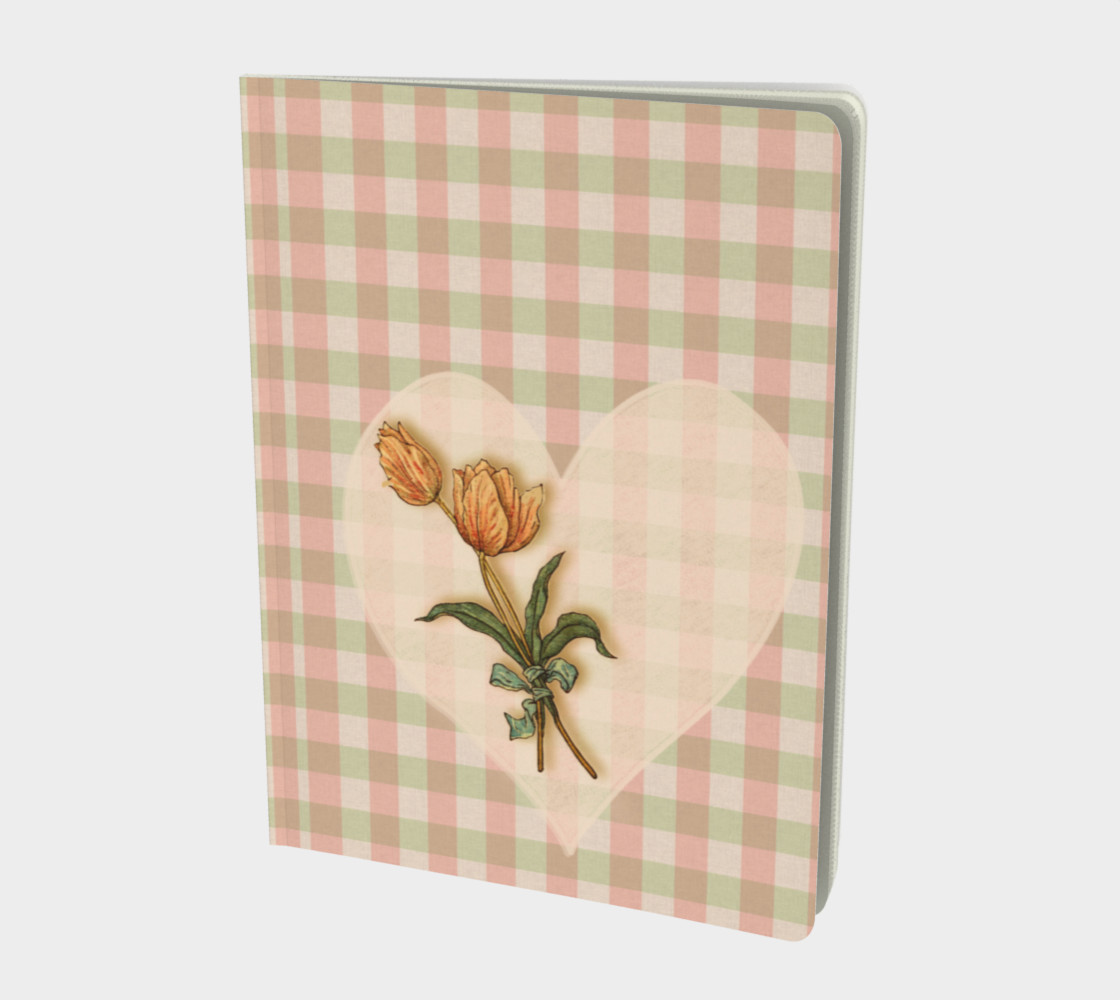 Gingham, Heart and Tulips Miniature #2