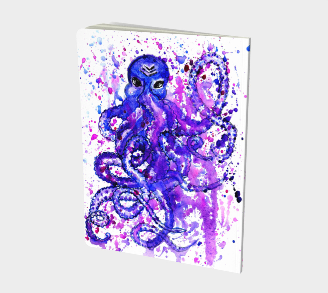 Violet octopus preview #2