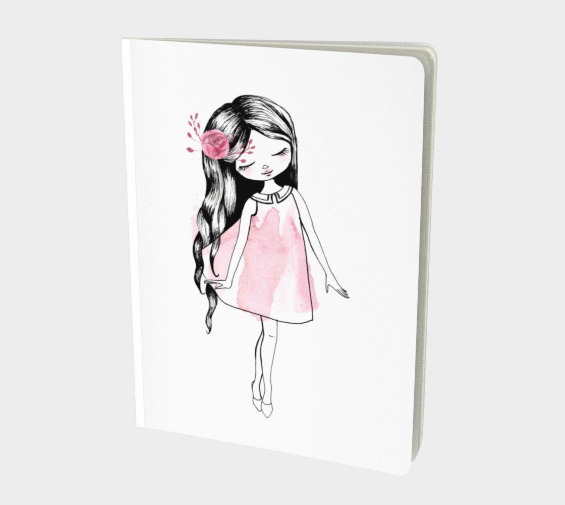 Aperçu 3D de cute girl in pink dress