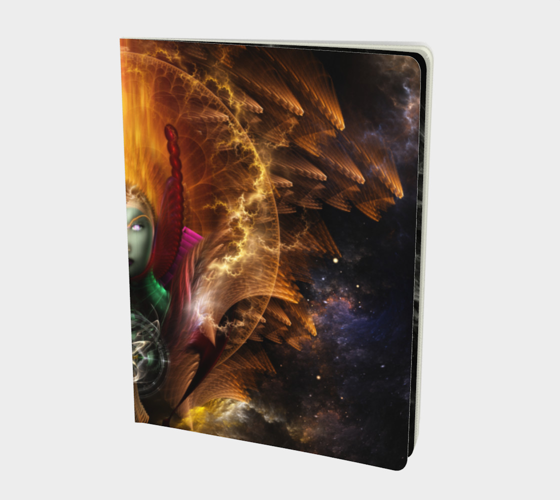 Riddian Queen Of Cosmic Fire Notebook 3D preview