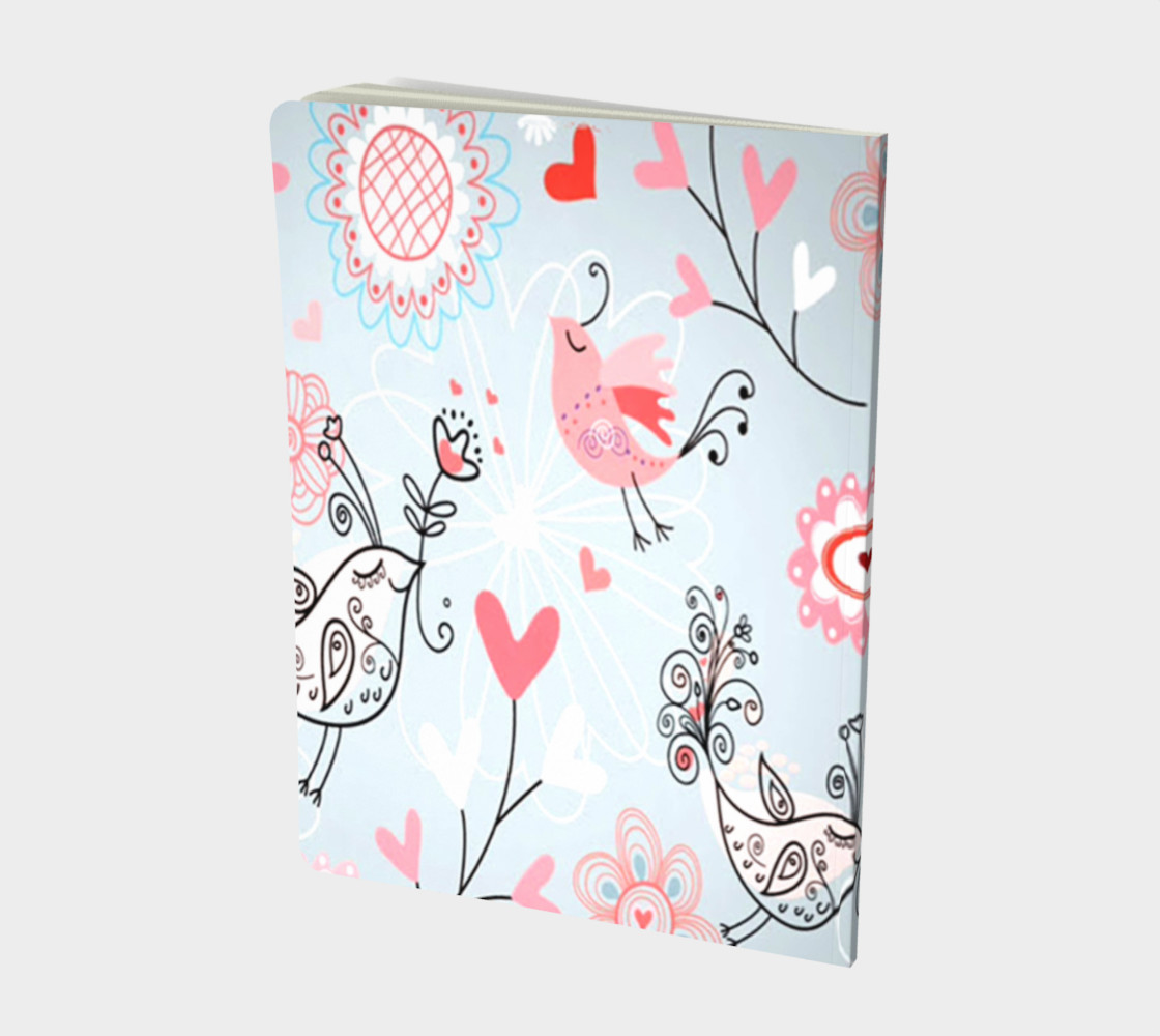 cute love birds Notebook preview #2