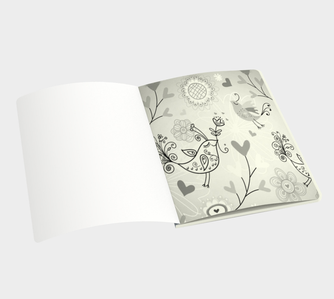 cute love birds Notebook preview #3