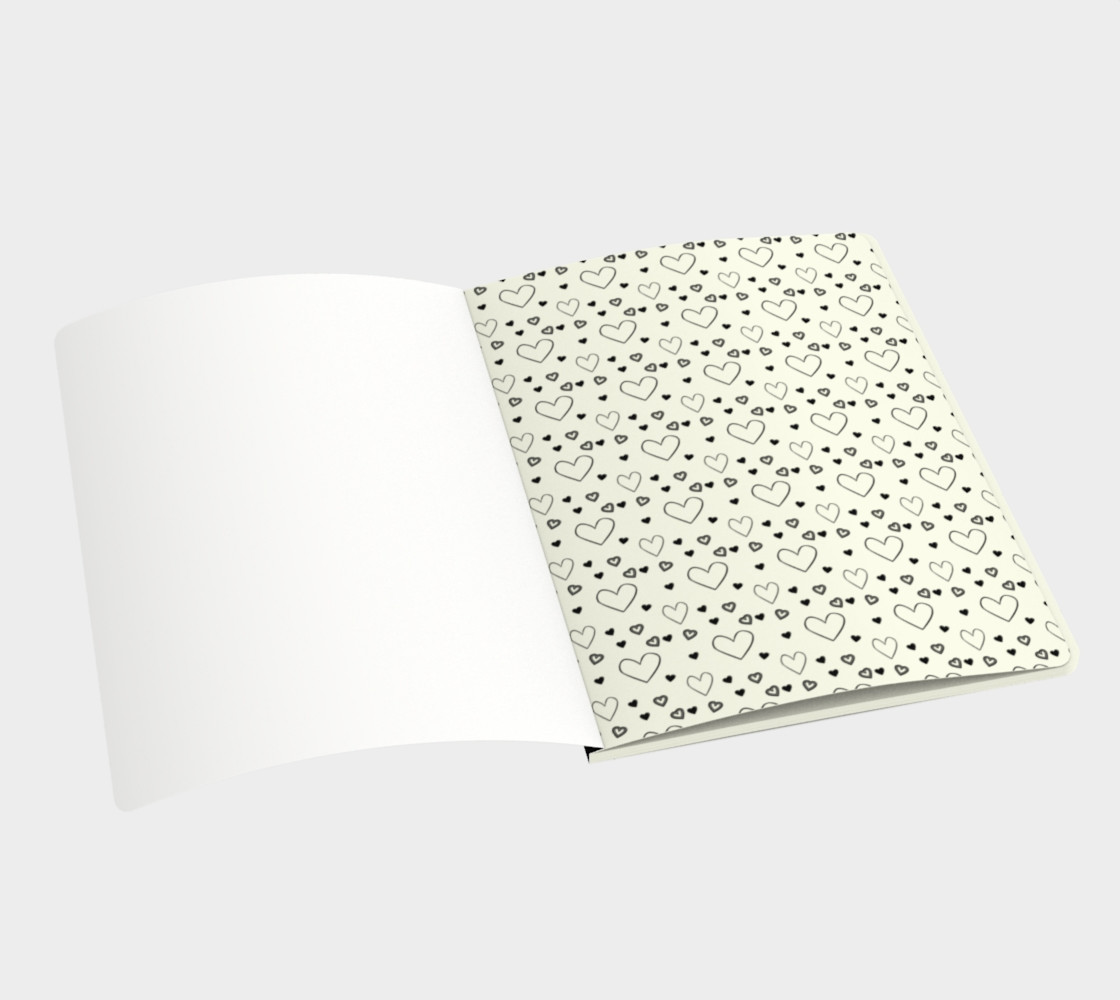 Nurse EKG Heart - Watercolor Inspired Notebook preview #3