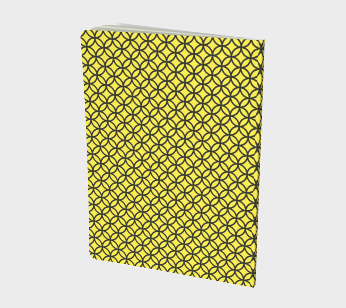 Spectacular Yellow Circle Geometric Pattern - Notebook preview #2
