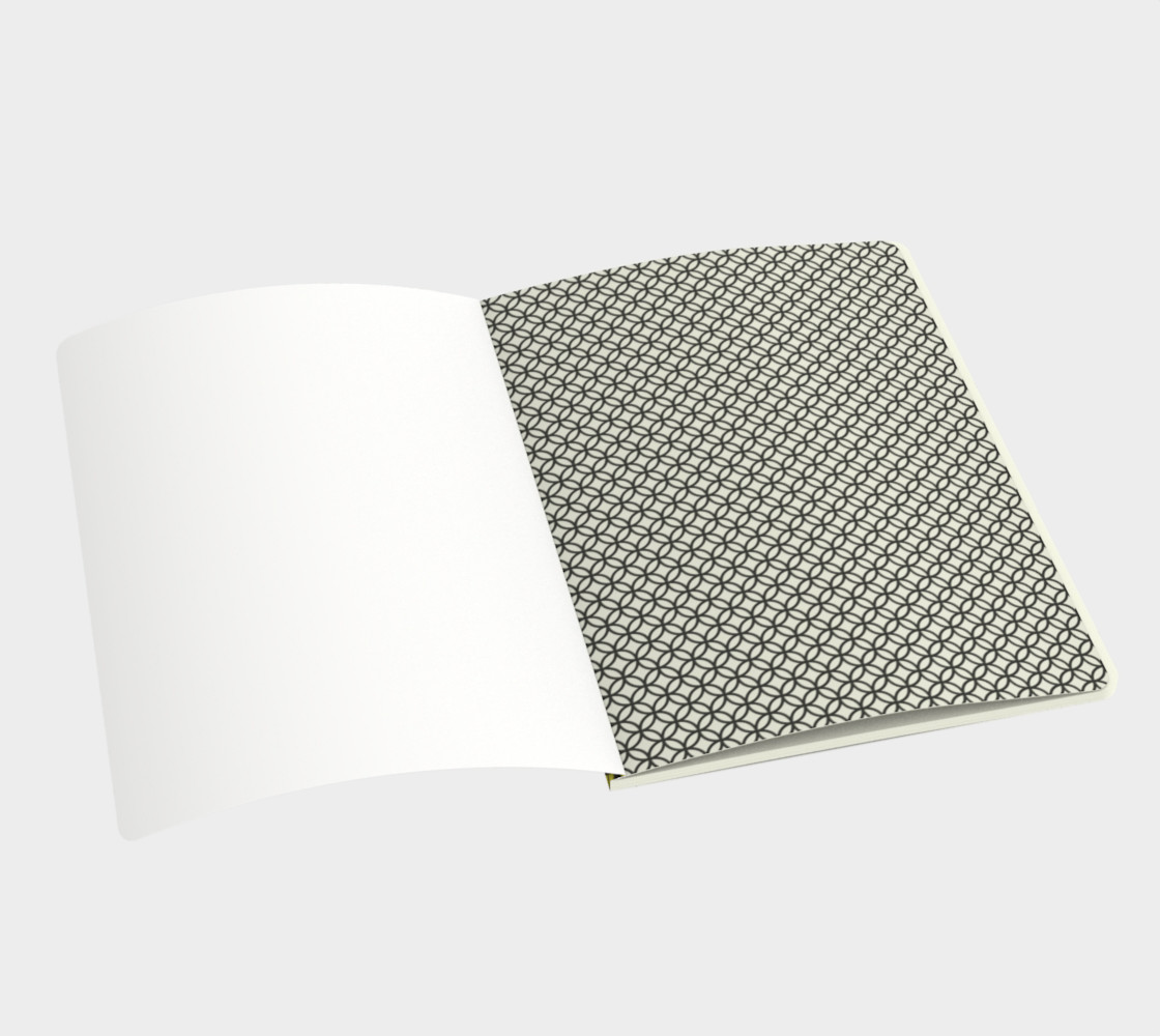 Spectacular Yellow Circle Geometric Pattern - Notebook preview #3