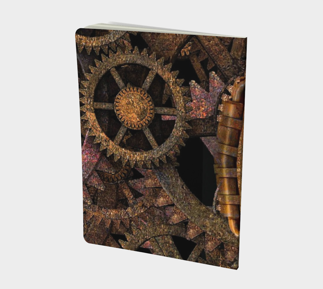 Steampunk Gears Notebook preview #2