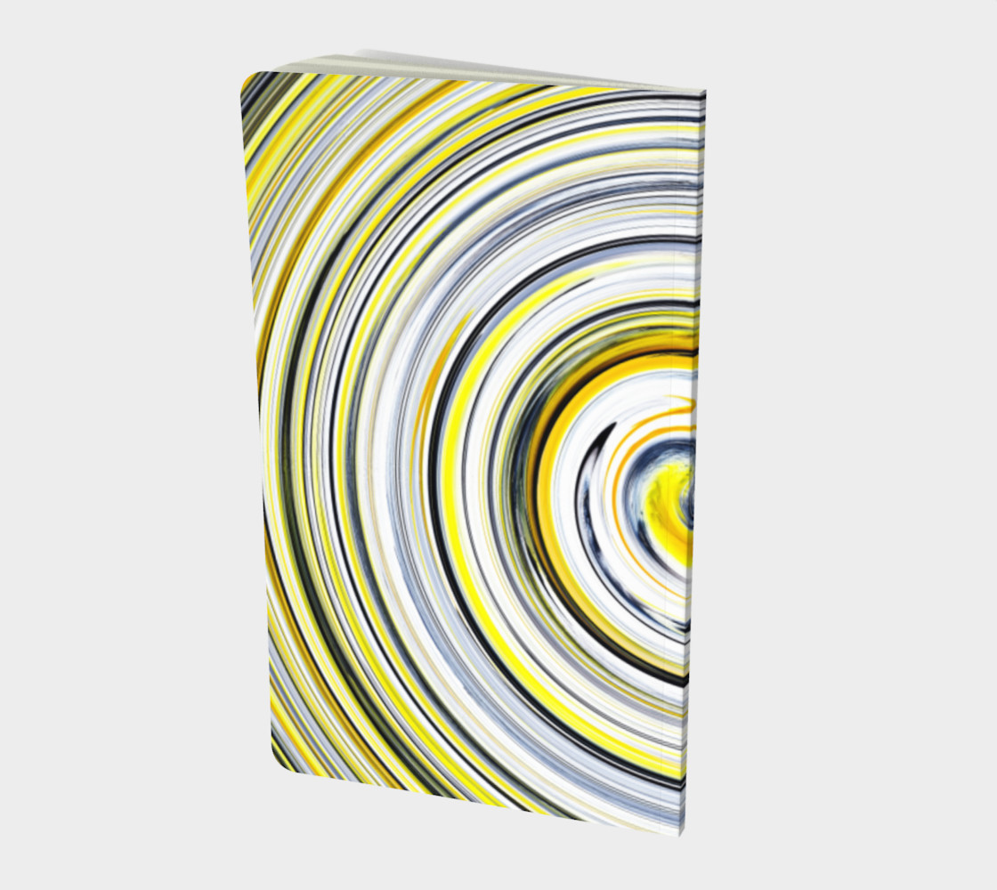 Aperçu de Yellow And Black Funky Swirl #2