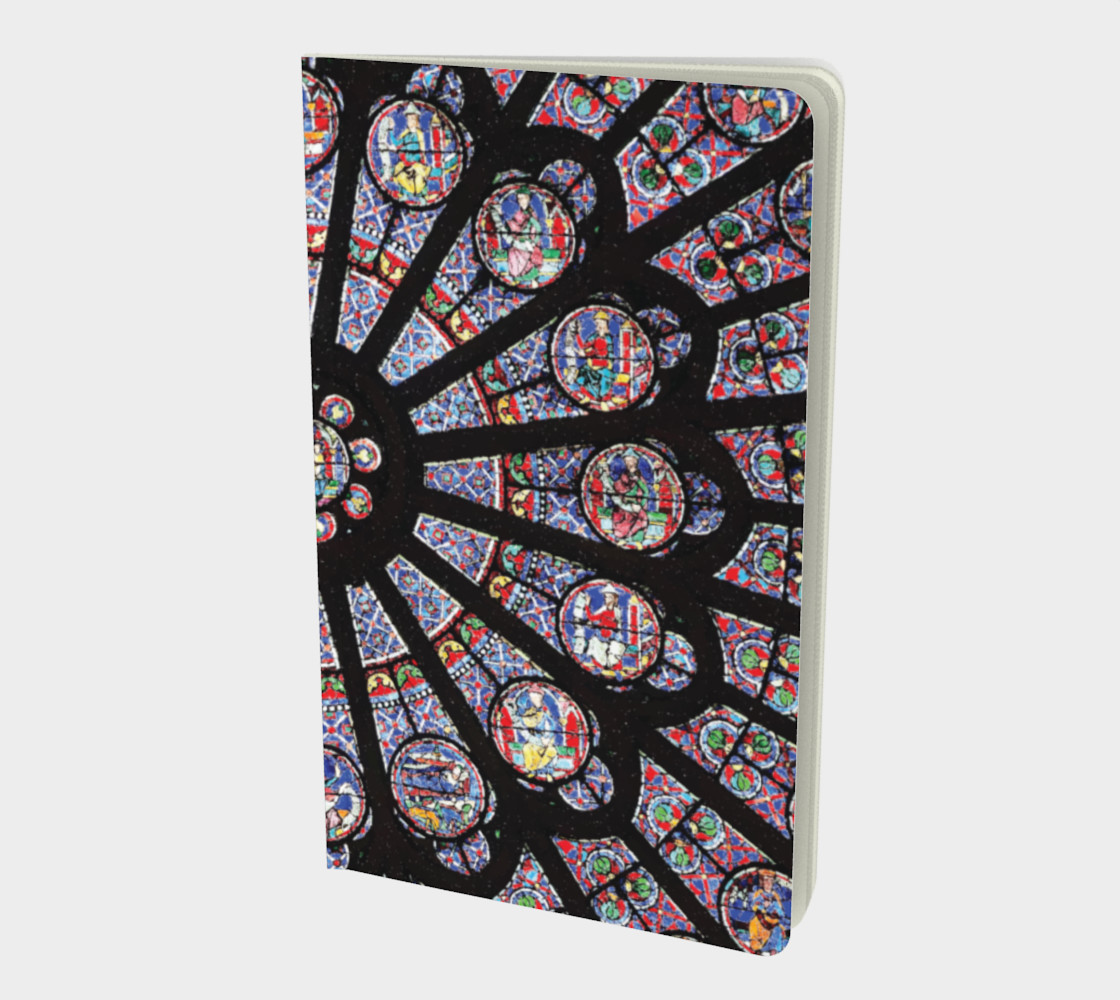 Rose South Window, Notre Dame Paris Small Notebook preview #1
